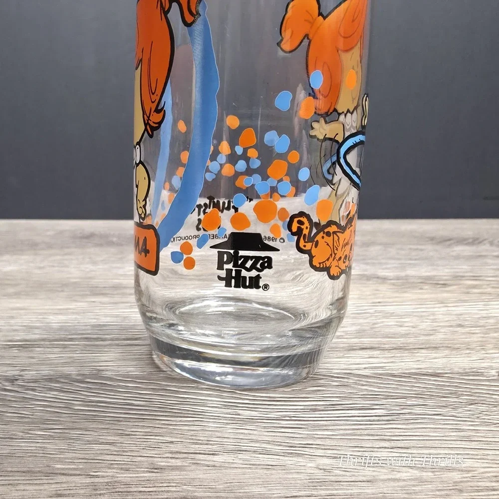 Vintage Pizza Hut Collectible Tumbler - The Flintstones‎ 